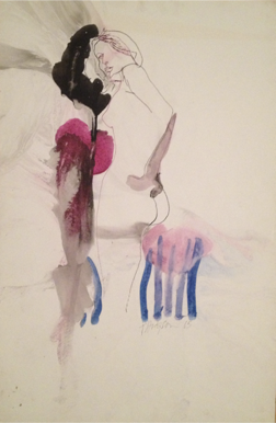 THOMAS SHERLOCK HODGSON CGP CSPWC OSA P11 RCA (1924-2006) Canadian
Titled: Life Study, 1965