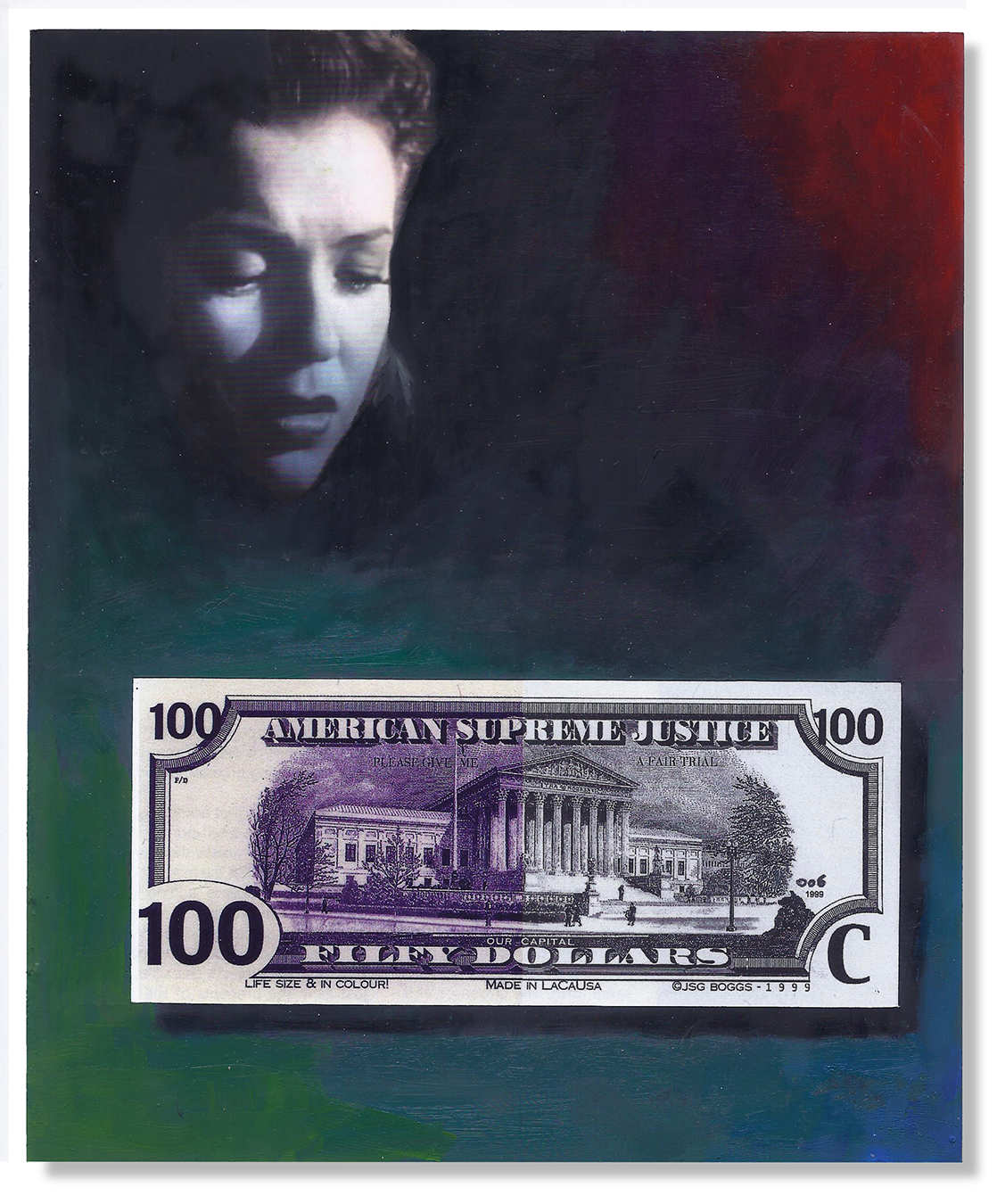 Boggs 100C note & Leopard Man image